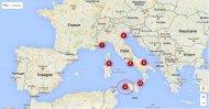 Zones maritimes italiennes niveau national