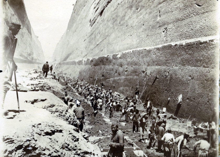 canal de corinthe construction